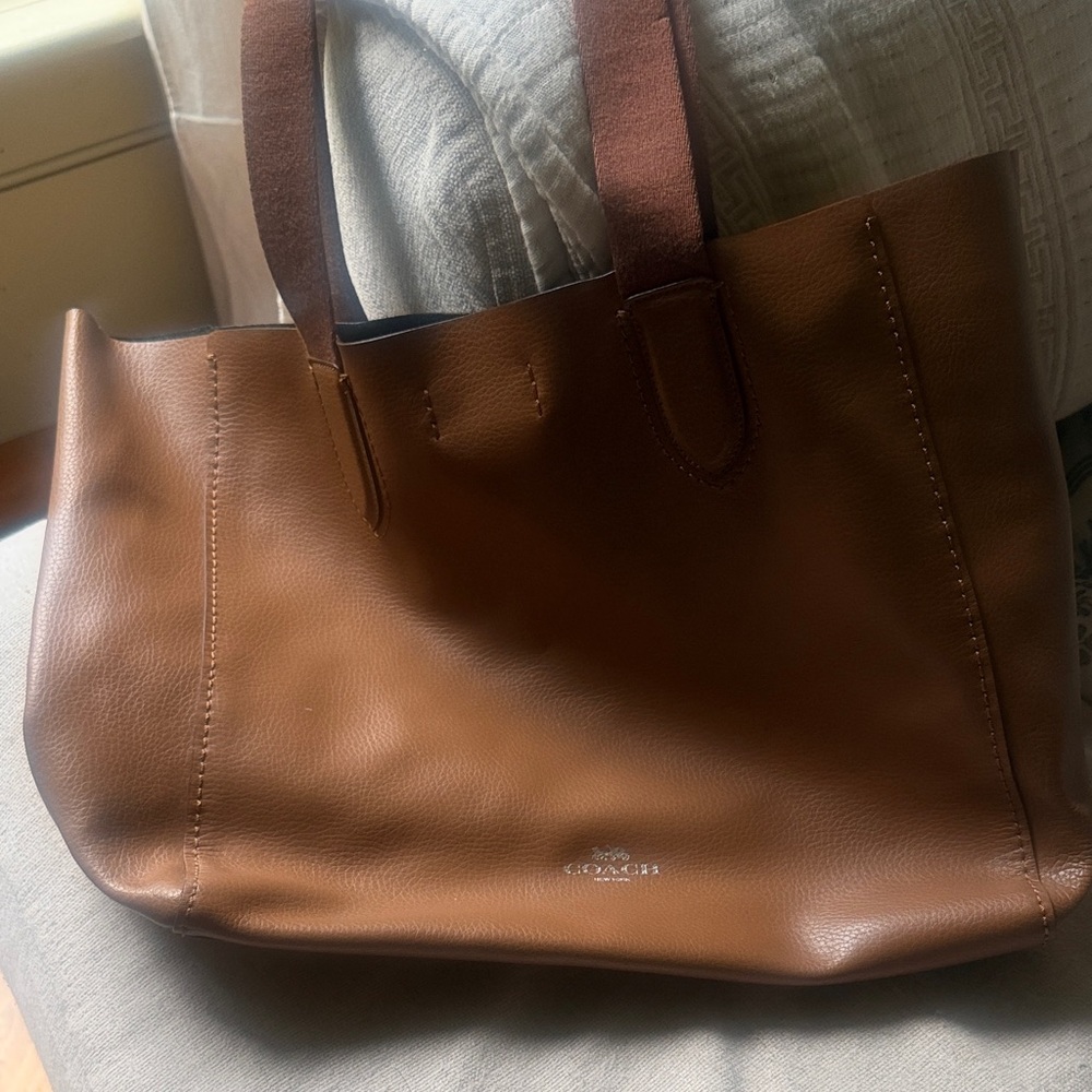 Coach Cognac Leather Everyday Tote